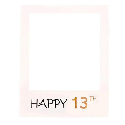 1Th 18Th-60Th Photo Booth Props Picture Frame Wedding Birthday Party Decoration - Happy 21ST.
