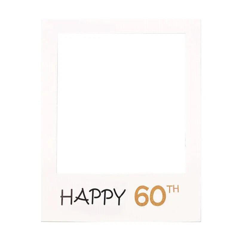 1Th 18Th-60Th Photo Booth Props Picture Frame Wedding Birthday Party Decoration - Happy 21ST.