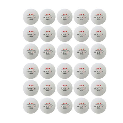 30PCS 3-Star Table Tennis Balls Professional Pingpong Ball Training Ball 40mm - White.