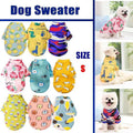 S Size Cute Pet Dog Warm Jumper Sweater Clothes Cat Knitwear Knitted Coats Winter - Yellow Duck