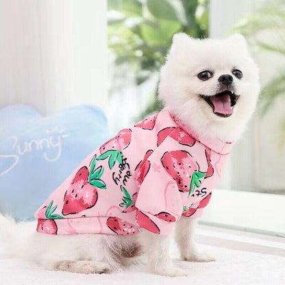 S Size Cute Pet Dog Warm Jumper Sweater Clothes Cat Knitwear Knitted Coats Winter - Yellow Duck