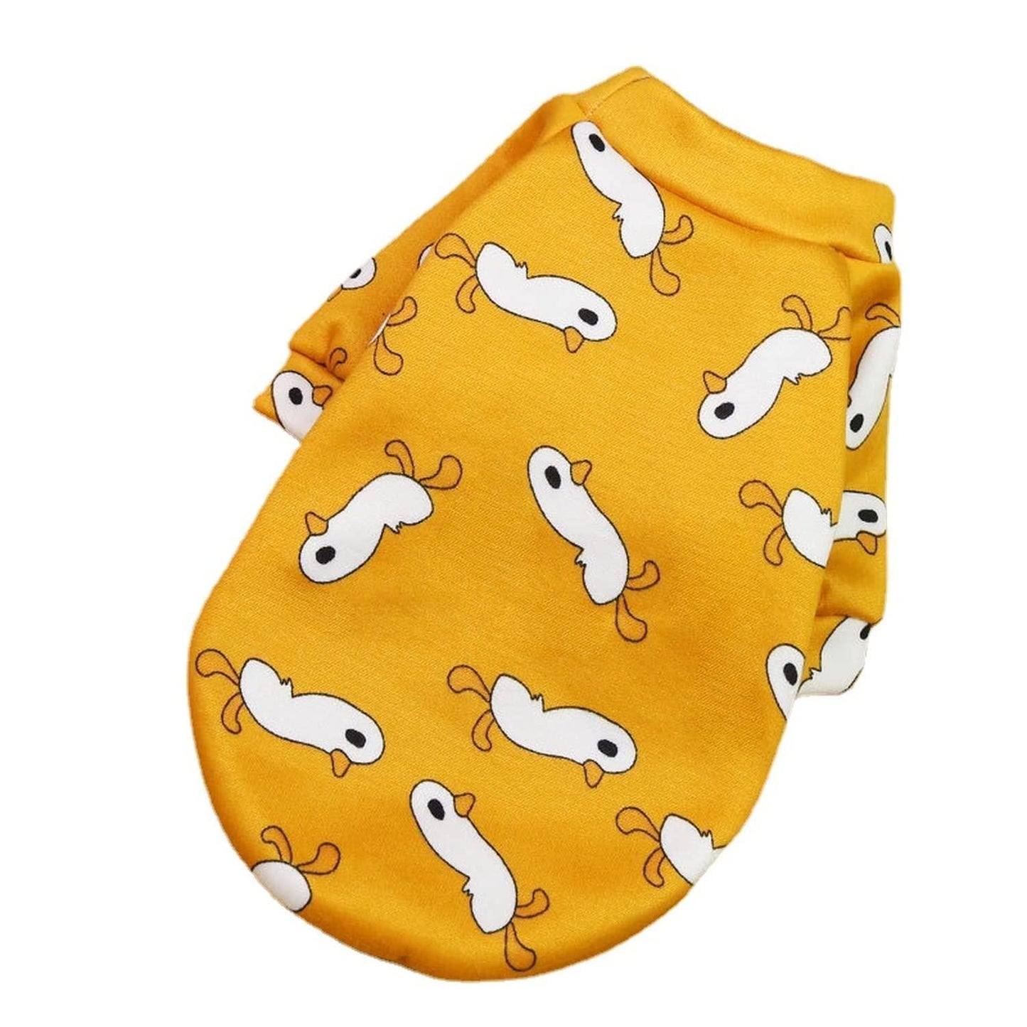L Size Cute Pet Dog Warm Jumper Sweater Clothes Puppy Cat Knitwear Knitted Coats Winter - Yellow Giraffe