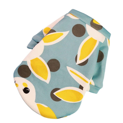 L Size Cute Pet Dog Warm Jumper Sweater Clothes Puppy Cat Knitwear Knitted Coats Winter - Yellow Giraffe