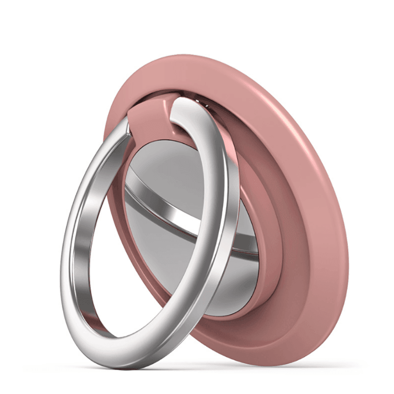 Iring Phone Ring Finger Holder Stand Car Mount Hook For Iphone Ipad Mobile Grip - C- Pink.