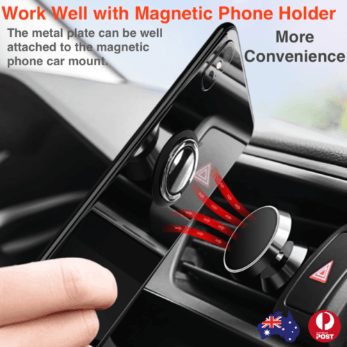 Iring Phone Ring Finger Holder Stand Car Mount Hook For Iphone Ipad Mobile Grip - C- Yellow.