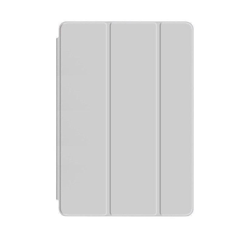 Shockproof Silicone iPad Air 4 Cover with Pencil Slot and Smart Wake - Lavender Grey.
