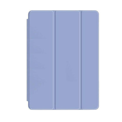 Shockproof Silicone iPad Air 4 Cover with Pencil Slot and Smart Wake - Lavender Grey.