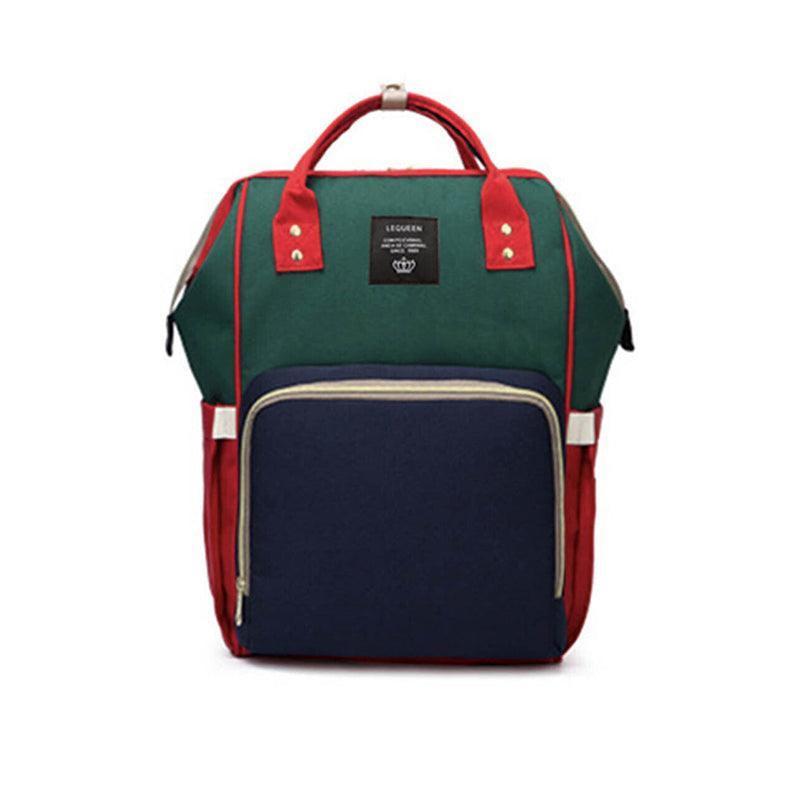 Luxury Multifunctional Diaper Nappy Backpack Maternity Mummy Changing Bag - Tangerine Pink.