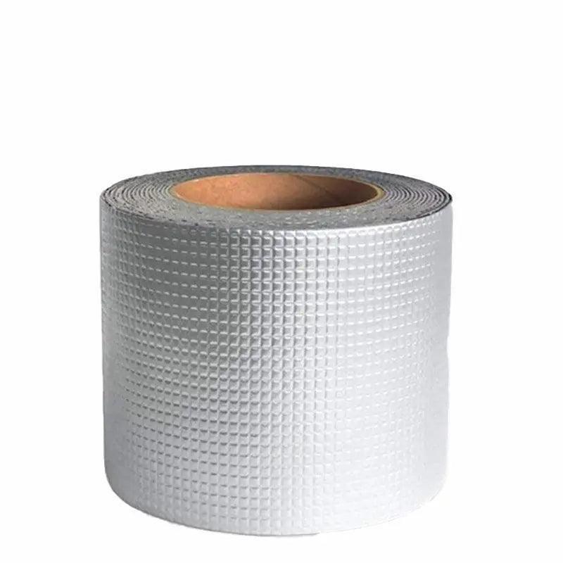 5M Waterproof Tape Butyl Rubber Aluminium Foil Roof Pipe Caravan Repair Flashing - 10cm* 5m* 1 Unit.