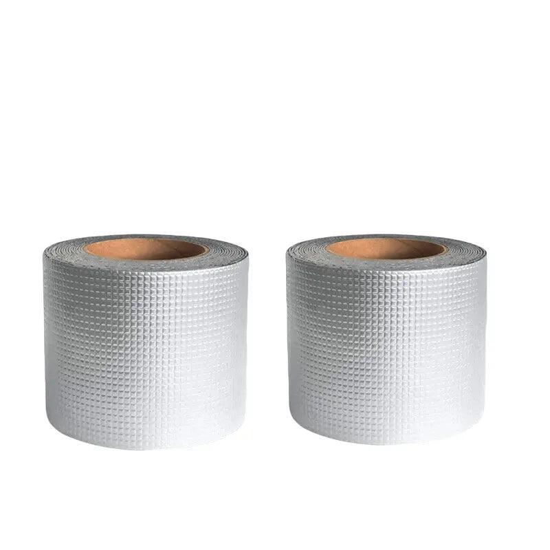 5M Waterproof Tape Butyl Rubber Aluminium Foil Roof Pipe Caravan Repair Flashing - 10cm* 5m* 1 Unit.