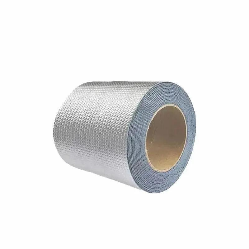 5M Waterproof Tape Butyl Rubber Aluminium Foil Roof Pipe Caravan Repair Flashing - 10cm* 5m* 1 Unit.