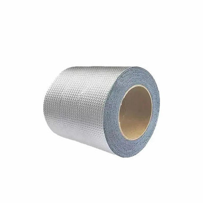 5M Waterproof Tape Butyl Rubber Aluminium Foil Roof Pipe Caravan Repair Flashing - 10cm* 5m* 1 Unit.