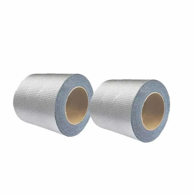 5M Waterproof Tape Butyl Rubber Aluminium Foil Roof Pipe Caravan Repair Flashing - 10cm* 5m* 1 Unit.