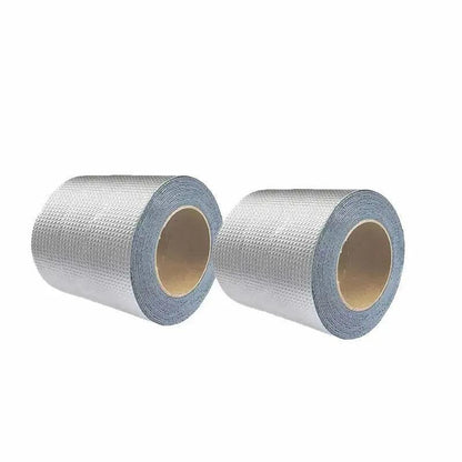 5M Waterproof Tape Butyl Rubber Aluminium Foil Roof Pipe Caravan Repair Flashing - 10cm* 5m* 1 Unit.