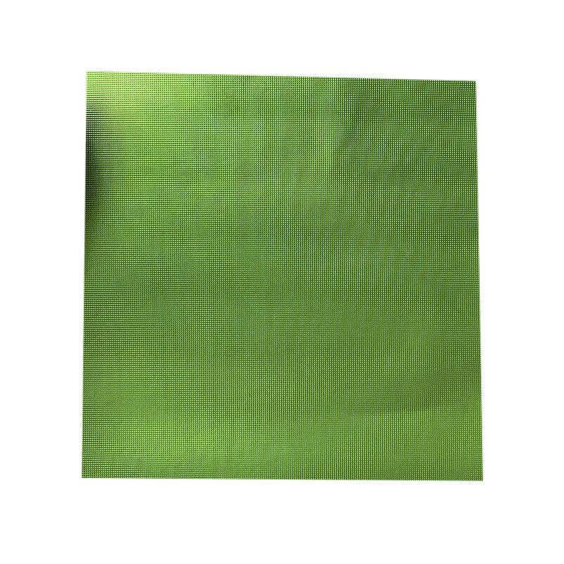 100Pcs Aluminium Foil Chocolate Wrappers 20cm Squares - Brown/Gloss
