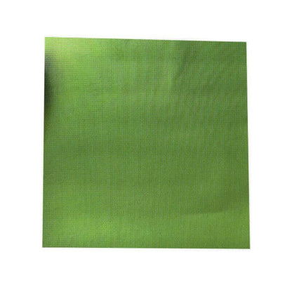 100Pcs Aluminium Foil Chocolate Wrappers 20cm Squares - Brown/Gloss