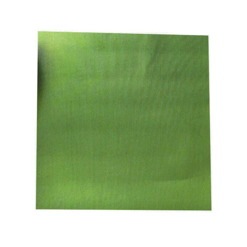 100PCS Tin Foil Aluminium Wrapping Square Chocolate Wrappers 10CM - Purple/Embossed