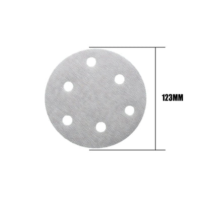 100x 123mm 6/8-Hole Sanding Discs Hook Loop Orbital Sander Pads 80 120 240 Grit - 240 Gritsï¼6-Holeï¼.