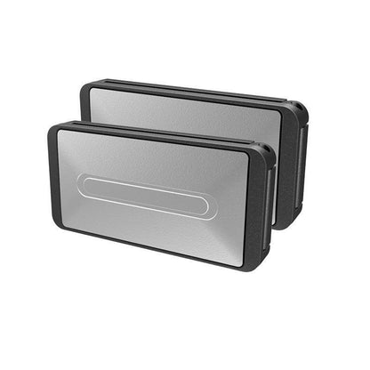 2X Car Shoulder Strap Positioning Clip Buckle Adjuster for Driving Comfort - Black.