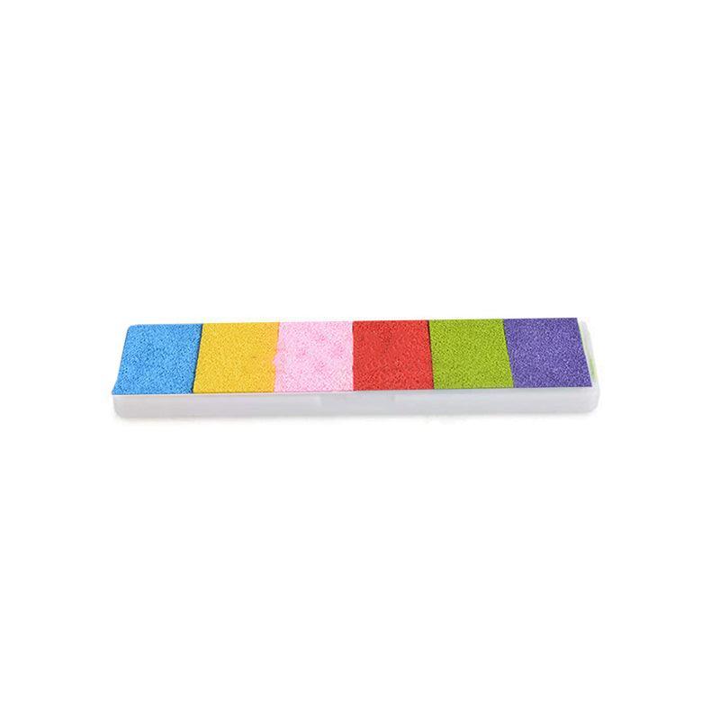 Gradient Color Ink Pad Inkpad Rubber Stamp Water Based Diy Finger Print 10 Colours - S3 Brown