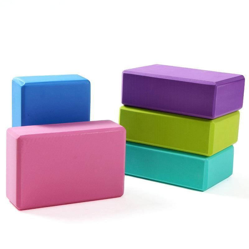 2PCS Yoga Blocks Foam Brick Fitness Exercise Stretch Gym Pilates Tool - Blackish Green.