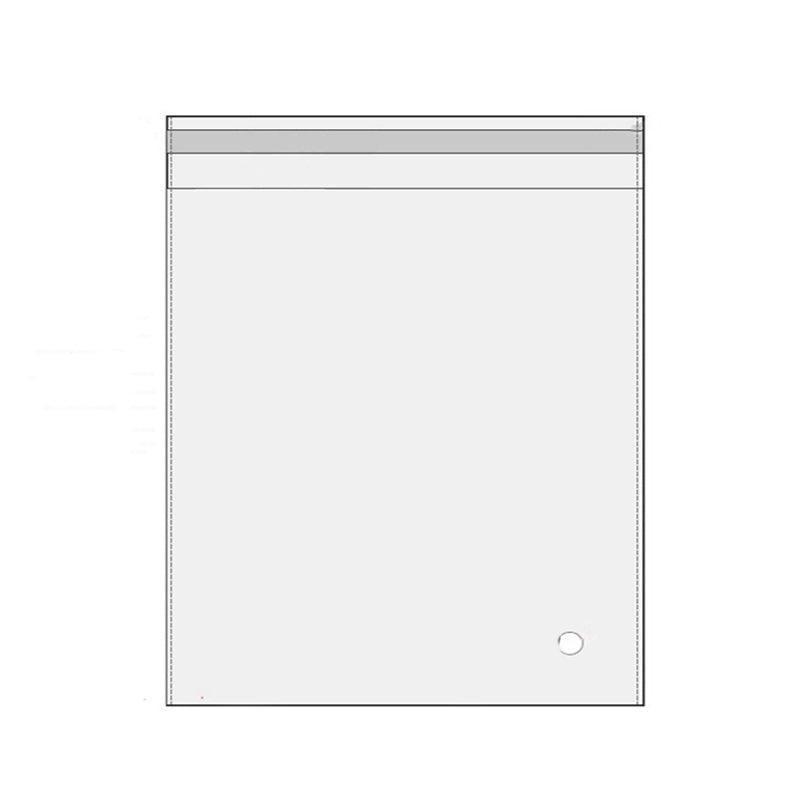 Multi-size Clear Self-Seal Cellophane Bags - Bulk Adhesive Opp - 8*10+2.