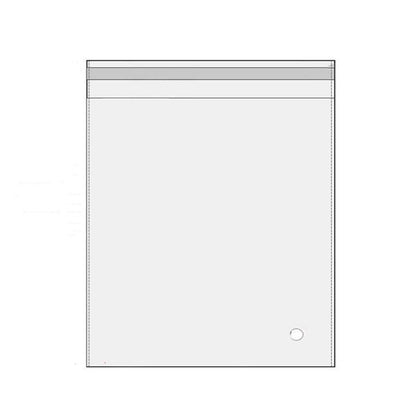 Multi-size Clear Self-Seal Cellophane Bags - Bulk Adhesive Opp - 11*20+4.