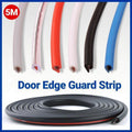 5m Car Door Edge Protector Strip Anti-Scratch Protection Rubber Trim Seal - Black.