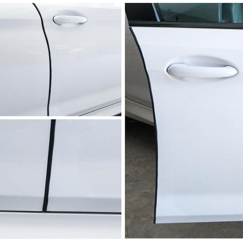 5m Car Door Edge Protector Strip Anti-Scratch Protection Rubber Trim Seal - Black.