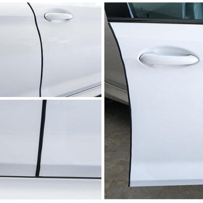 5m Car Door Edge Protector Strip Anti-Scratch Protection Rubber Trim Seal - Black.