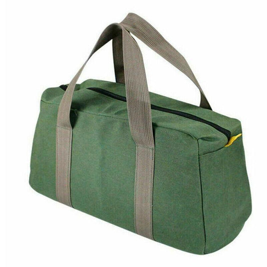 S/M/L Waterproof Tool Bag Portable Storage Toolkit Hand Heavy Case Canvas Duty - S(30*12*18CM).