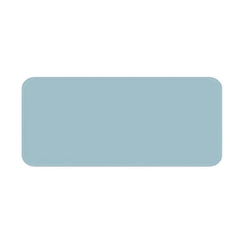 60*30Cm Leather Mouse Pad Gaming Waterproof Mousepad Desk Mat Anti-Slip Rubber - Light Blue.