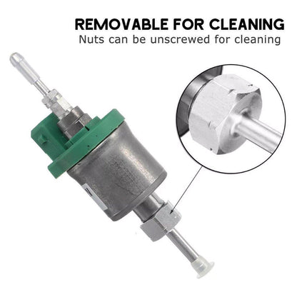 12V Electromagnetic Fuel Pump Oil Transmission Pulse Metering Parking Heater.