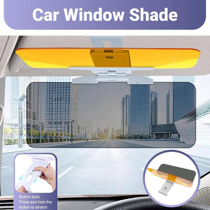 Day Night Anti Glare Sun Visor Mirror High Beam Shield Driver Eye Protection.