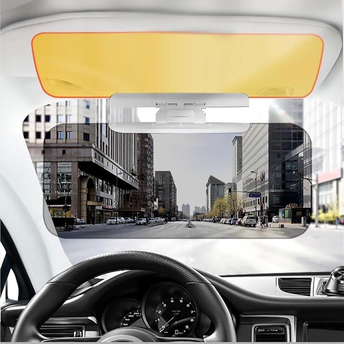 Day Night Anti Glare Sun Visor Mirror High Beam Shield Driver Eye Protection.