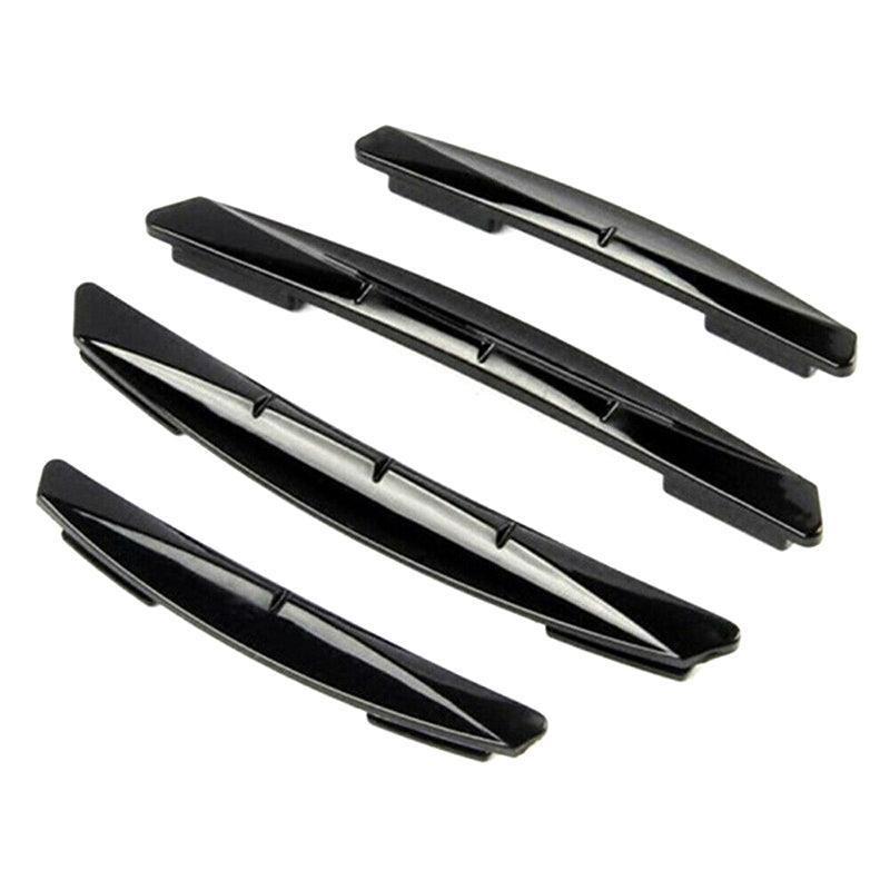 4Pcs Universal Black Car Door Edge Anti-Collision Cover Scratch Protector Guard.