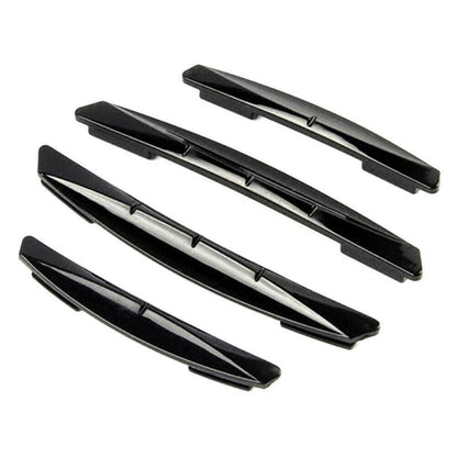 4Pcs Universal Black Car Door Edge Anti-Collision Cover Scratch Protector Guard.