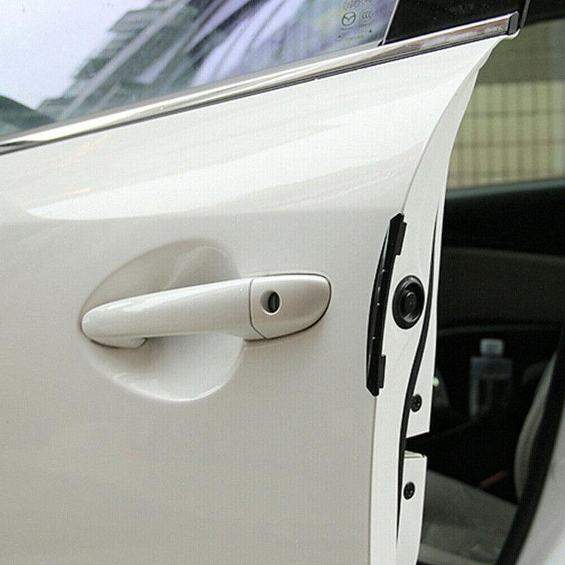 4Pcs Universal Black Car Door Edge Anti-Collision Cover Scratch Protector Guard.