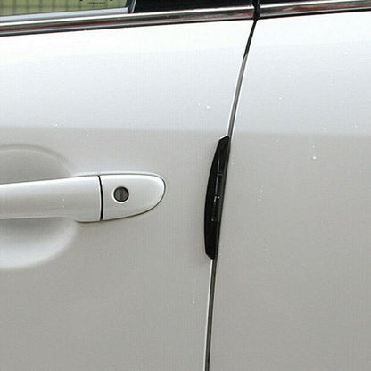 4Pcs Universal Black Car Door Edge Anti-Collision Cover Scratch Protector Guard.