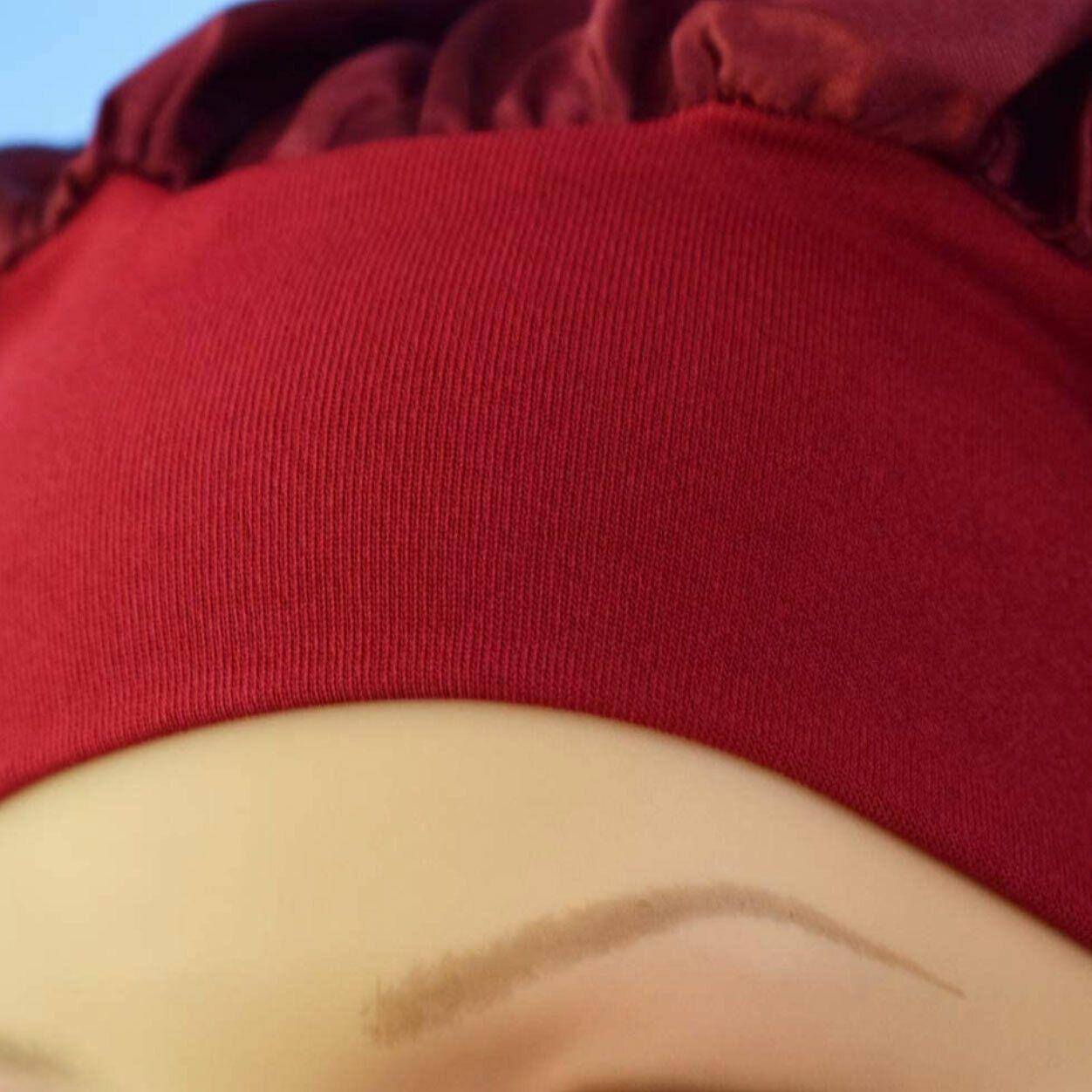 Sleeping Bonnet Hair Wrap Silk Satin Cap Women Elastic Night Soft Hat Headwear - Pink