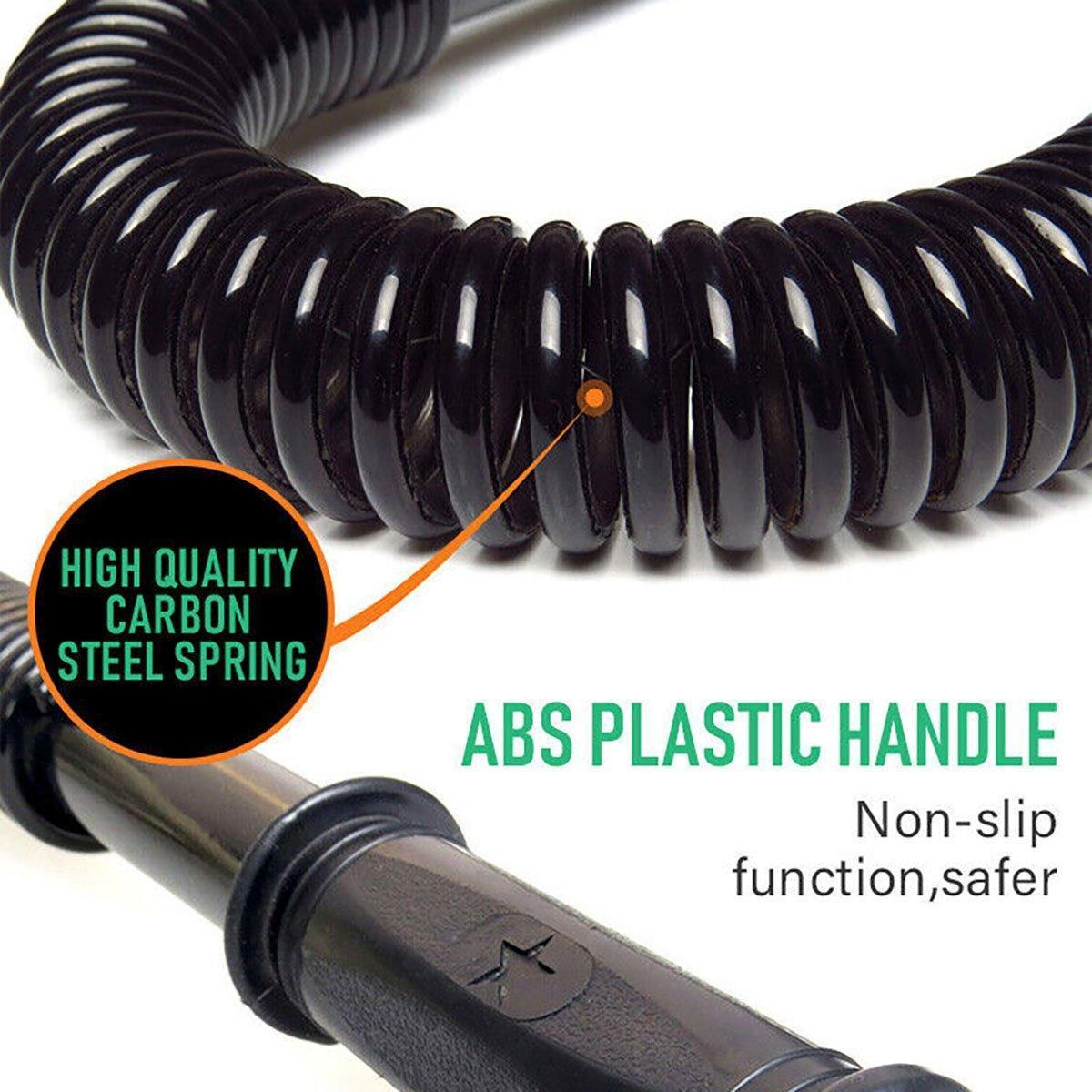 Spring Arm Power Rod Grip Puller Home Fitness Equipment for Strength Training - 60KG.