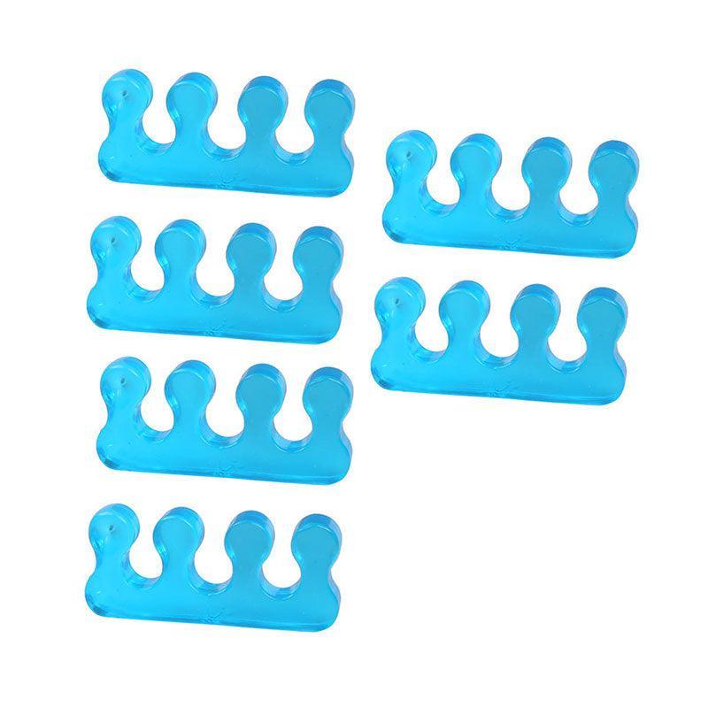 Reusable Soft Silicon Toe Finger Separator Nail Art Pedicure Polish Tool Au - 1Pair