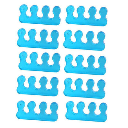 Reusable Soft Silicon Toe Finger Separator Nail Art Pedicure Polish Tool Au - 1Pair