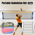 Portable Outdoor Badminton Net Set Easy Setup Adjustable Height Sports Equipment - 3.1M.