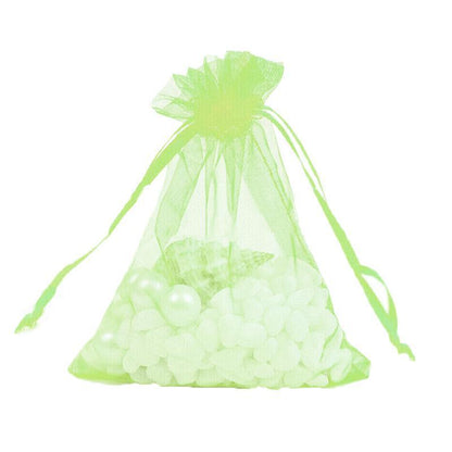 50PCS Organza Bag Sheer Bags Jewellery Wedding Candy Packaging Sheer Bags 10*15 cm - Gold/50PCS