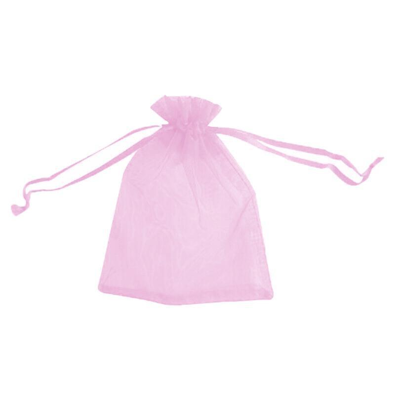 50 pcs Organza Bag Sheer Bags Jewellery Wedding Candy Packaging Sheer Bags 7*9 cm - Gold/50PCS
