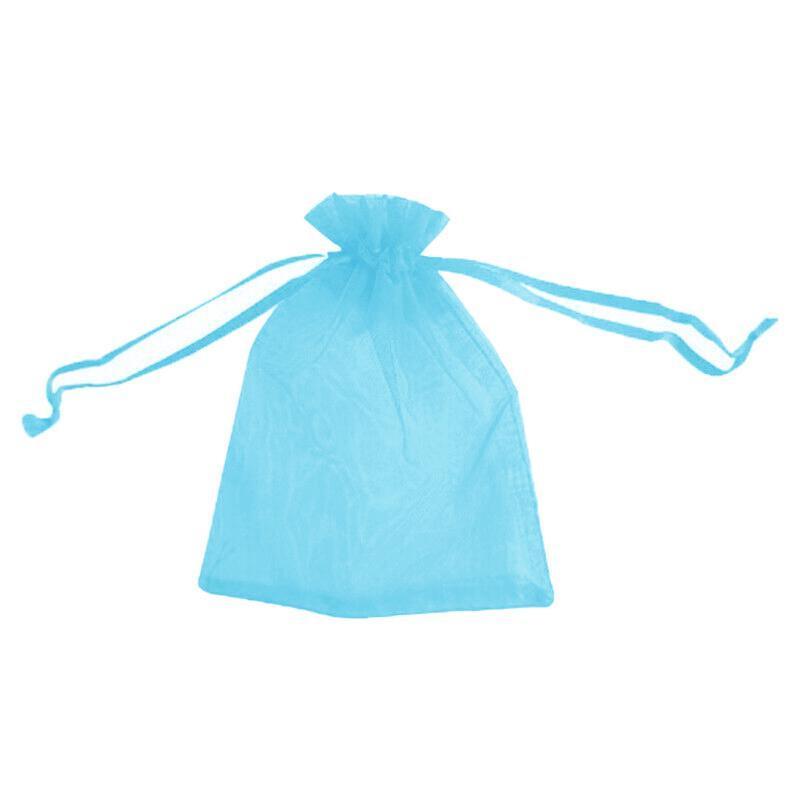 50PCS Organza Bag Sheer Bags Jewellery Wedding Candy Packaging Sheer Bags 9*12 cm - Red/50PCS