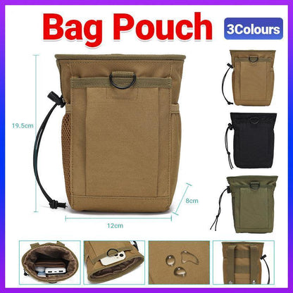 Utility Multi Purpose Tactical Waist Bag Belt Molle Pouch Military Wallet Pack - Army Green