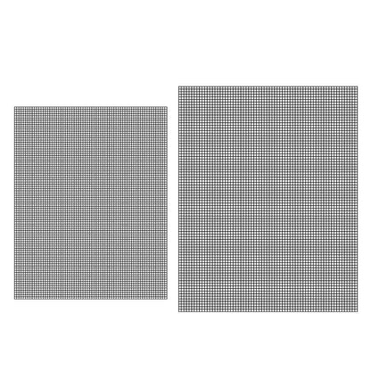 3/6/10PCS Non-Stick BBQ Grill Mat Mesh Liner Cooking Barbecue Sheet Baking Pad - 42X36cm-3PCS
