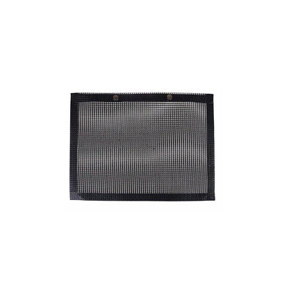 24x14CM BBQ Grilling Mesh Reusable Bag Outdoor Camping Barbecue Grill Mats Cooking Pads - Black